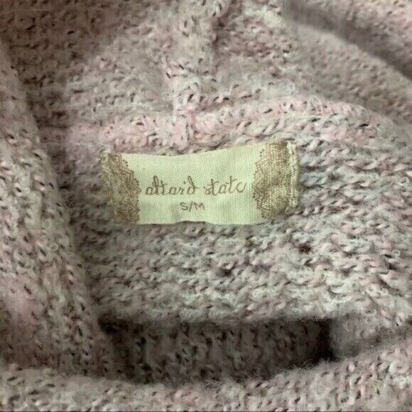 Altard State Sweater Small Medium Pink Soft Cozy Crop Knit Cottagecore - Picture 6 of 8